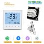 Termostatos de ambiente AC digitales con personalización completa del termostato Fan Coil completo