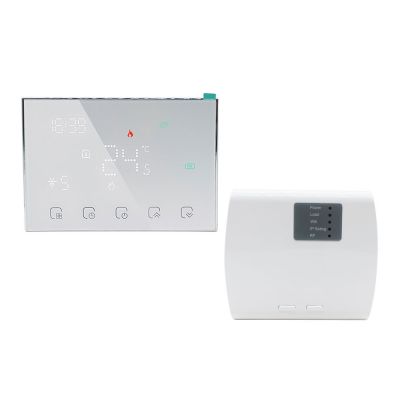 Wireless RF Room Gas Boiler Heating System Programmable Thermostat 