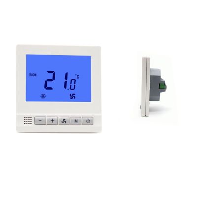 Smart touch screen central air conditioner hotel room thermostat