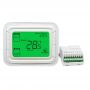 24Vac Blue/Green Backlight LCD Display Best Digital 3 Fan Speed Thermostat