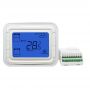 24Vac Blue/Green Backlight LCD Display Best Digital 3 Fan Speed Thermostat