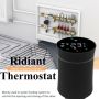 Termostato de habitación electrónico Termostato de radiador programable inteligente para sistema de calefacción de agua