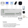 Hotowell X16- 16 Zone 230v Underfloor Heating Wiring Centre with RF wireless control