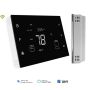 Hotowell Heat Pump Thermostat 7 Day Programmable Smart Wifi Thermostat with Big LCD Screen FN7-WF
