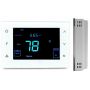 Hotowell Heat Pump Thermostat 7 Day Programmable Smart Wifi Thermostat with Big LCD Screen FN7-WF