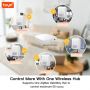 Termostato de agua caliente inteligente Hotowell Termostato de radiador Tuya Zigbee con botones de presión Serie RT12