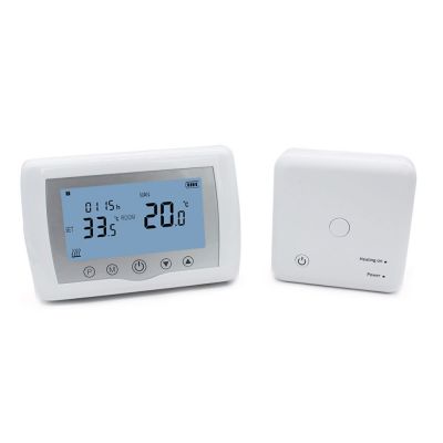 Termostato de caldera Wifi con pantalla grande programable semanal, controlador de temperatura Digital HTW-31-WKT19-WF