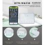 Heat Resist Panels Thermostat Display Touch Screen Tuya Wifi Electric Floor Heating Wireless Thermostat