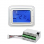 Hotowell T6861 Vertical/Horizontal Room Temperature Digital Thermostats for Fan Coil Unit