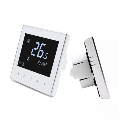 Fan Coil Thermostat HTW-WF02-FC Central Air Control Wifi Room Fan Controller