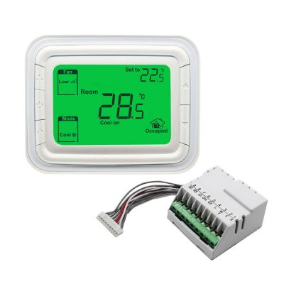 Remote Sensor/ Keycard 0-10V Output Fan Speed COntroller Fan coil Thermostat