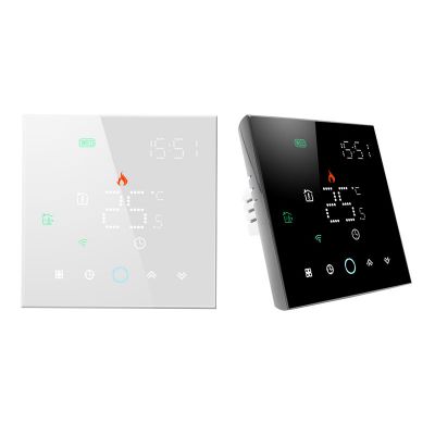LED matrix Lighting Smart Wifi Fan Coil Thermostat 24V thermostat