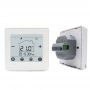 White Digital FCU Thermostat Smart Heating and Cooling Thermostat with Fire Retardant Material