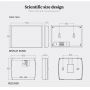 240Vac Receiver and LED Display Panel Wireless Heating Thermostat Smart Programmable Thermostat