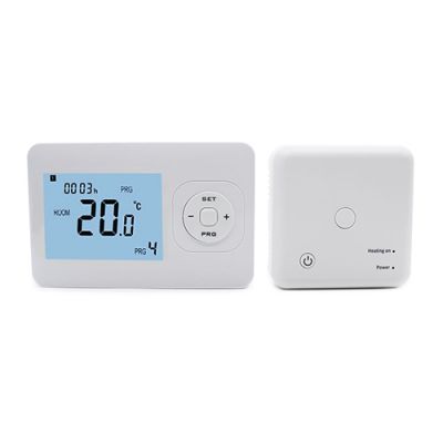 Weekly Programmable Wireless Room Thermostat Smart Heating Thermostat with Large Display Screen