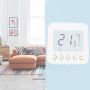 HVAC System 3 Speed Fan Coil Thermostat Digital Room Thermostat for 86 Wall Mounting Box