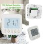 HVAC System 3 Speed Fan Coil Thermostat Digital Room Thermostat for 86 Wall Mounting Box