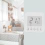 Hotowell Termostato Digital Fan Coil 220Vac Termostato Inteligente de Calefacción y Refrigeración TF228WN
