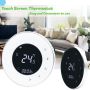 Water Floor Heating Thermostat Wifi Thermostat Room Temperature Controller with Round Shape