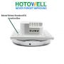 Water Floor Heating Thermostat Wifi Thermostat Room Temperature Controller with Round Shape