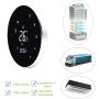 Termostato de hogar inteligente con carcasa redonda Termostato Fan Coil con fuente de alimentación de 24Vac o 240Vac