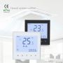 Modbus or Wifi Thermostat Fan Coil Thermostat Temperature Controller with Fireproof Housing and LCD Screen
