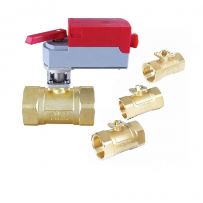 Htw-71-18b5 Motorized Ball Valves Energy Saving Electric Actuator Valve