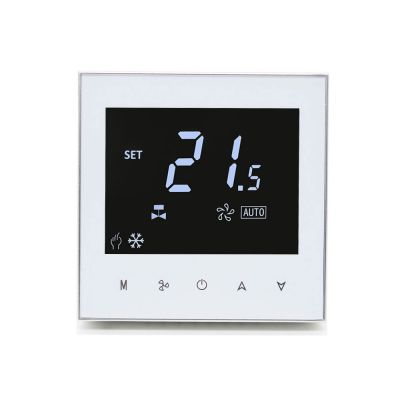 Touch Screen Line Voltage Cooling Programmable Fan Coil Unit WiFi Control Thermostat