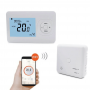 Htw-31-Wkt13 Termostato inalámbrico RF de pared para calefacción de calderas no programable WiFi Receptor sin tensión