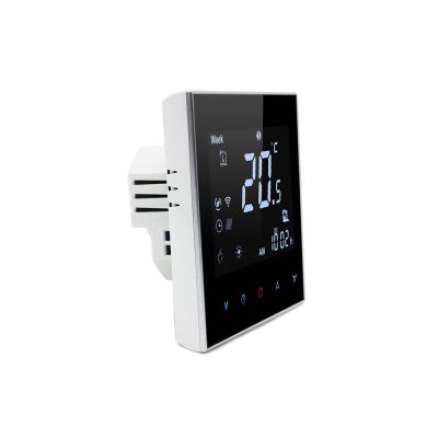 Termostato de calefacción de vivienda de caldera de Gas de conexión Wifi de control de grupo remoto de diseño elegante