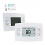 24Vac Wired or Battery Power Supply Standard Wifi Thermostat HVAC Heat Pump Temperature Controller