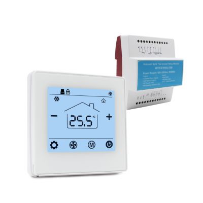 Hotel HVAC System Hotowell Noise-Free Split Thermostat with Keycard/Window Card