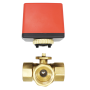 220V 110V 24V Motorized Ball Valves Water Control Brass Valve for HVAC System