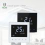 Wifi Function Support Smart Thermostat Negative Display VA Screen Fan Coil Thermostat