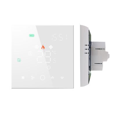 Personalización de voltaje Controlador de temperatura ambiente Termostato de fan coil Piezas de sistema HVAC