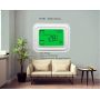 Classic Design Energy Saving 110VAC Power Supply Htw-T6861 Blue Green Color Backlight Fan Coil Thermostat