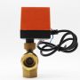 DN15/20/25 Brass Valve Body with on/off Type Electric Motor Motorized Ball Valve 3 Wire