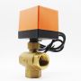 High Quality Brass Material Valve Operated By Synchronous Valve Motor 220Vac Power Supply