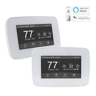 24V 4.3 Inch TFT High-Reslution Colorful Touch Screen Smart Wifi Heat Pump Thermostat