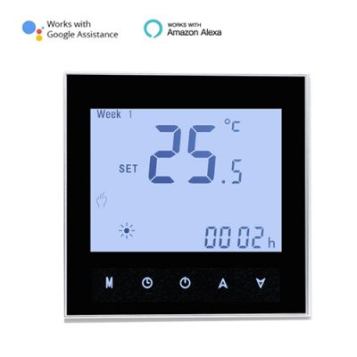 Pantalla táctil digital Termostato de ambiente Calefacción Suelo Termostato de caldera de gas