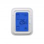 White Housing Blue & Green Screen Set Point & Room Temperature Display Fan Coil Thermostat