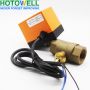 Válvulas de bola motorizadas HVAC Calor / Agua fría Válvula motorizada de latón eléctrica
