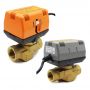 110Vac Customize Orange Cover High Quality 2 Way Motorized Zone Valve HTW-V61 Size 1/2''-1''
