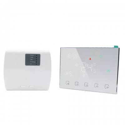 Negative Display Wireless Smart Programmable Thermostat For Boiler Heating HTW-WKT18