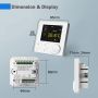 4 Pipe Fan Coil Thermostat Temperature Regulator Smart Thermostat Wifi and Modbus Hotowell WF81