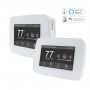 Colorful Screen WiFi Room Temperature Scheduled Programmable Thermostat for Heat Pump