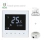 24Vac 240Vac Termostato de ambiente programable para Ac Botones táctiles Termostato inteligente