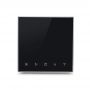 Square Housing Insert Installation Black Color LCD Modbus FCU HVAC Room Thermostat 