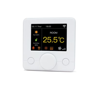 PNI CT25PW WiFi termostato inteligente incorporado, control de internet,  calefacción de agua por suelo radiante, actuadores, bombas, caldera,  aplicación móvil Tuya Smart, integración en escenarios inteligentes con  otros productos compatibles Tuya, Alexa