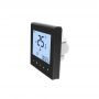 Wired Wall Mounted Type LCD Touch Screen Fan Coil Unit Control Room Thermostat with 3 Fan Speed